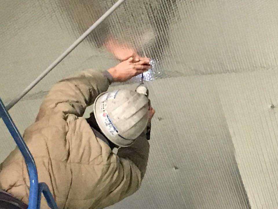 サーモバリア屋根下工法の施工イメージ